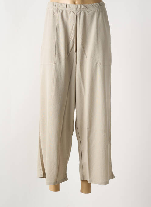 Pantalon 7/8 beige G!OZE femme