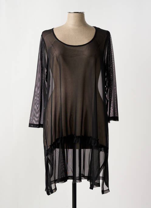 Tunique manches longues noir G!OZE femme