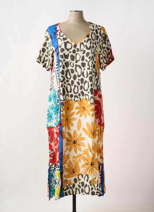 Robe longue rouge G!OZE femme