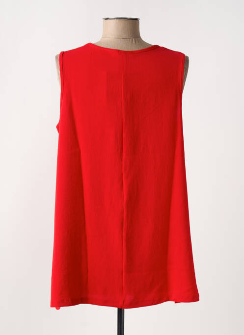 Tunique sans manche rouge G!OZE femme
