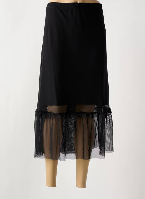 Jupe mi-longue noir G!OZE femme