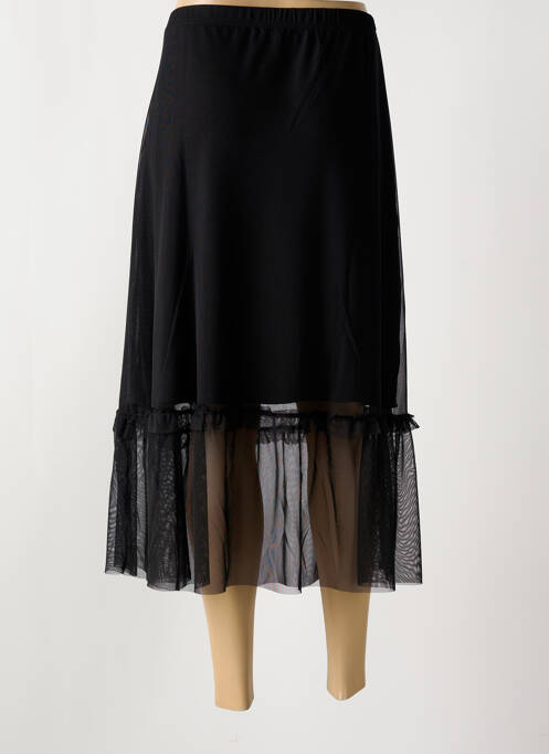 Jupe mi-longue noir G!OZE femme