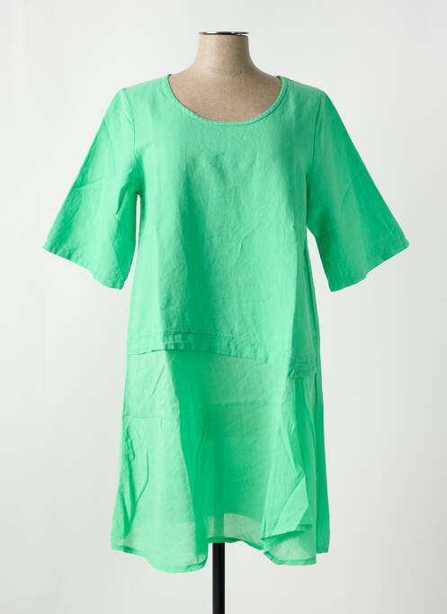 Tunique manches courtes vert G!OZE femme