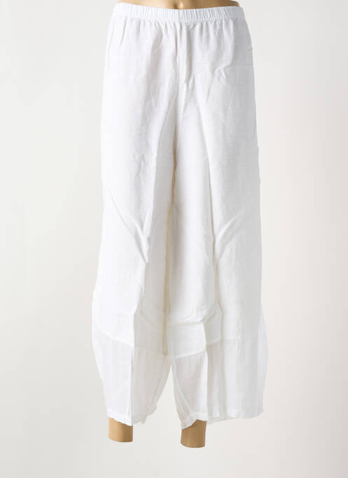 Pantalon droit blanc G!OZE femme