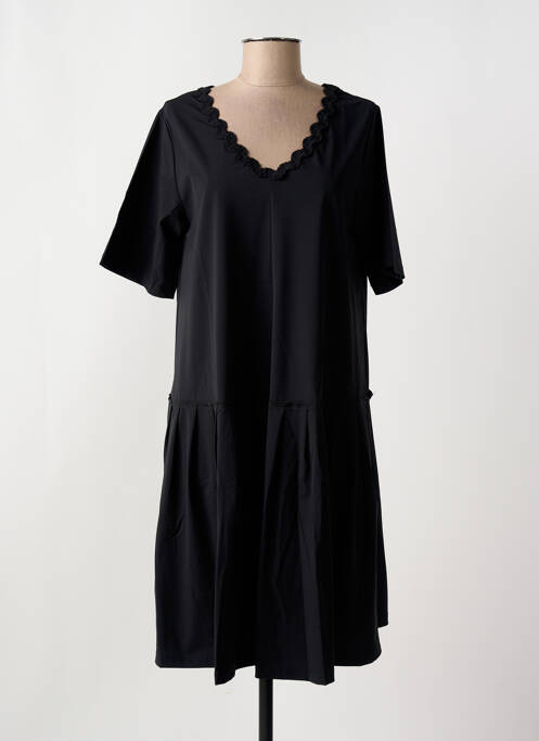 Robe mi-longue noir G!OZE femme