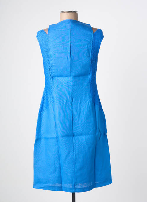 Robe mi-longue bleu MALOKA femme