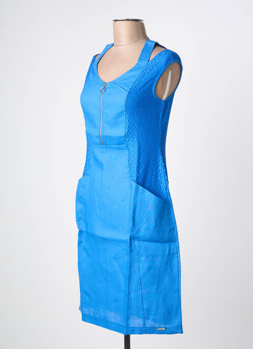 Robe mi-longue bleu MALOKA femme