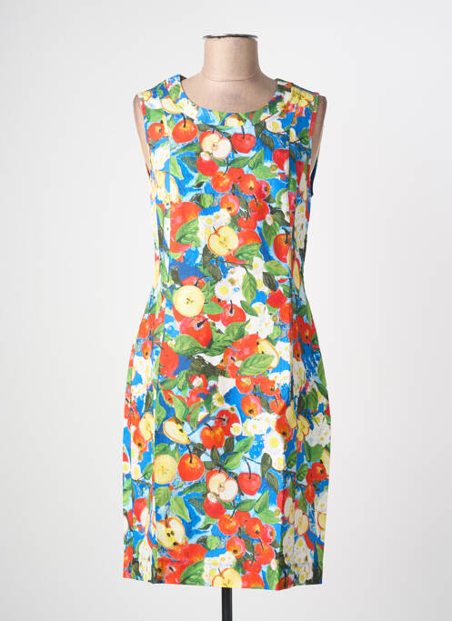 Robe mi-longue bleu MALOKA femme