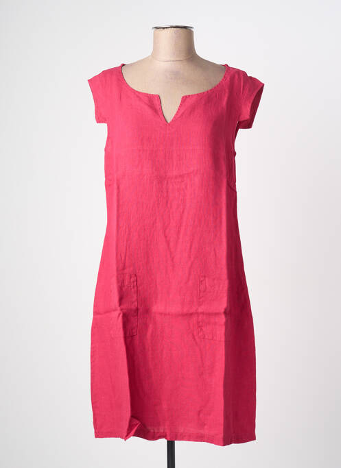 Robe mi-longue violet MALOKA femme