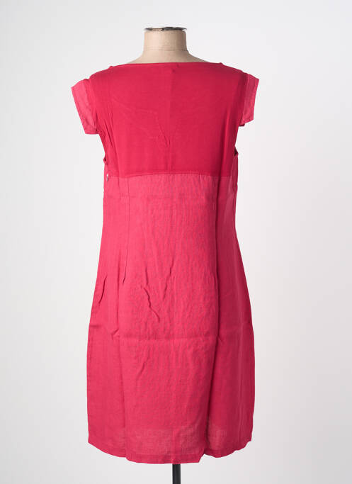 Robe mi-longue violet MALOKA femme