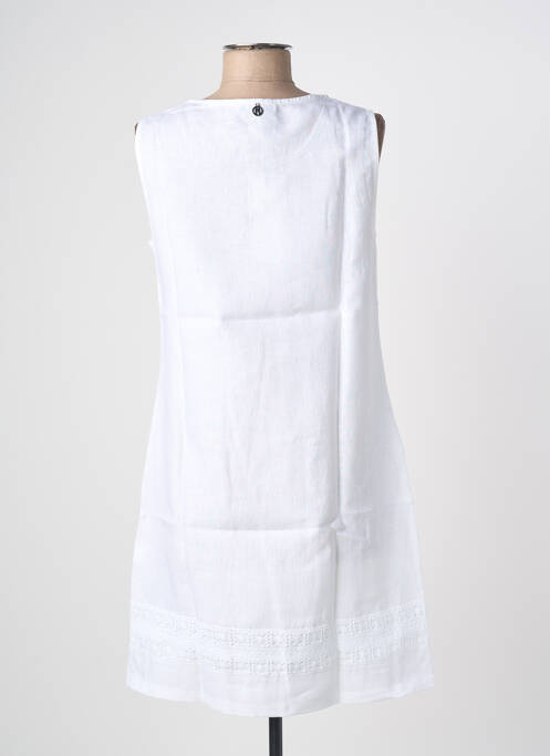 Robe mi-longue blanc MALOKA femme
