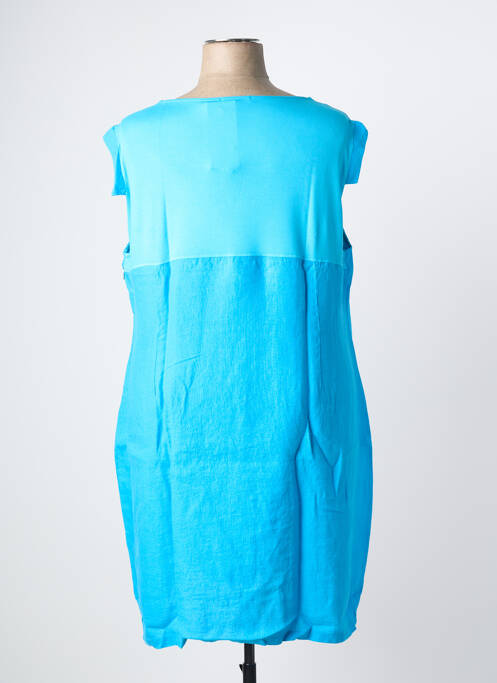 Robe mi-longue bleu MALOKA femme