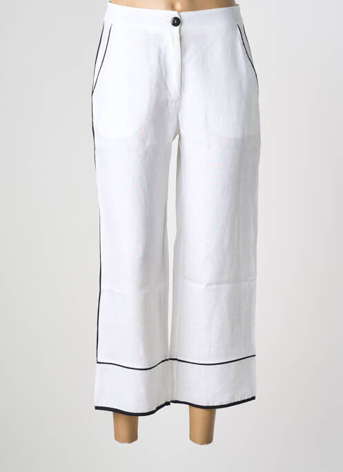 Pantalon 7/8 blanc MALOKA femme
