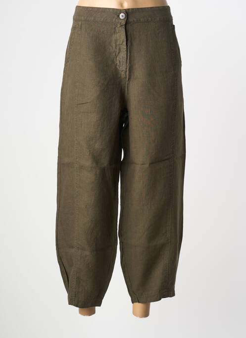 Pantalon 7/8 kaki MALOKA femme