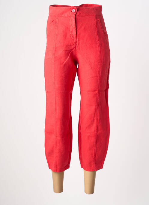 Pantalon 7/8 rouge MALOKA femme