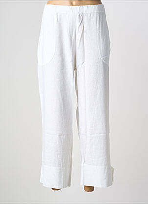 Pantalon 7/8 blanc MALOKA femme