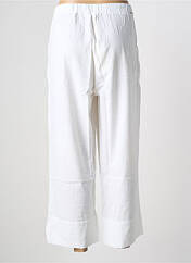 Pantalon 7/8 blanc MALOKA femme seconde vue