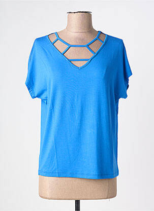 T-shirt bleu MALOKA femme