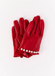 Gants rouge MANGO femme