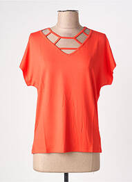 T-shirt orange MALOKA femme