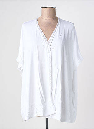 Veste kimono blanc MALOKA femme