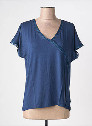 T-shirt bleu MALOKA femme