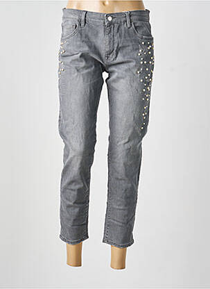 Jeans coupe slim gris EDC femme
