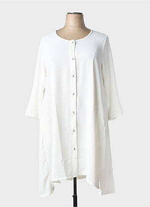Tunique manches longues blanc G!OZE femme