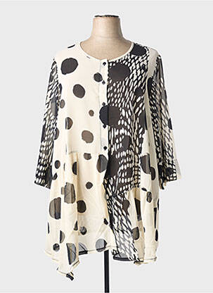 Tunique manches longues blanc G!OZE femme