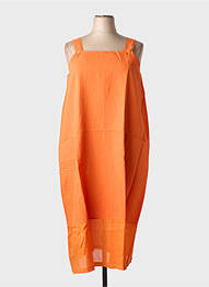 Robe longue orange G!OZE femme