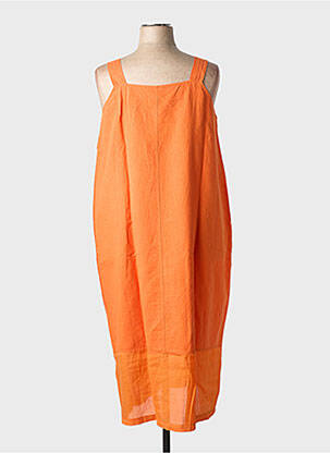Robe longue orange G!OZE femme