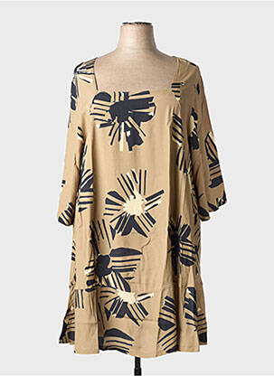 Robe mi-longue vert G!OZE femme