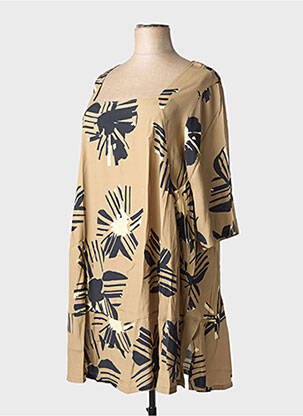 Robe mi-longue vert G!OZE femme