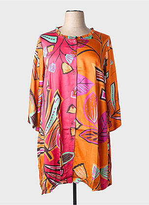 Tunique manches longues orange G!OZE femme