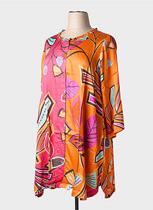 Tunique manches longues orange G!OZE femme
