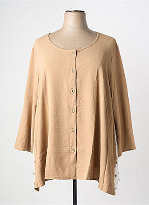 Chemisier marron G!OZE femme