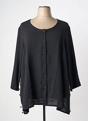 Tunique manches longues noir G!OZE femme
