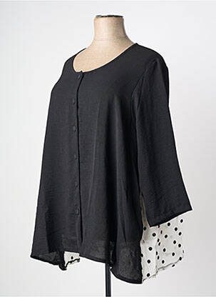 Tunique manches longues noir G!OZE femme