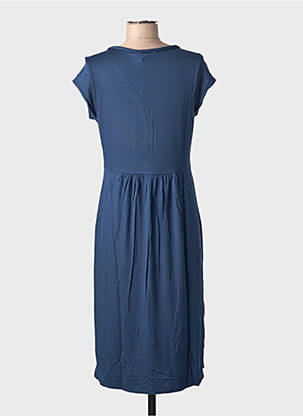 Robe mi-longue bleu MALOKA femme