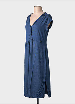 Robe mi-longue bleu MALOKA femme