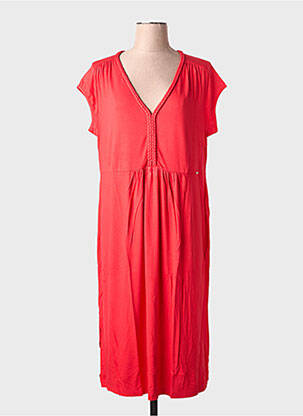 Robe mi-longue rouge MALOKA femme