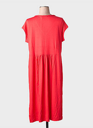 Robe mi-longue rouge MALOKA femme