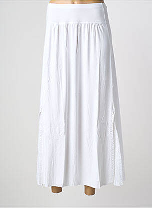 Jupe longue blanc MALOKA femme