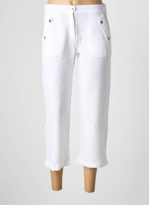 Pantalon 7/8 blanc MALOKA femme