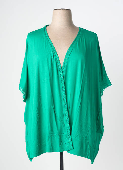 Veste kimono vert MALOKA femme