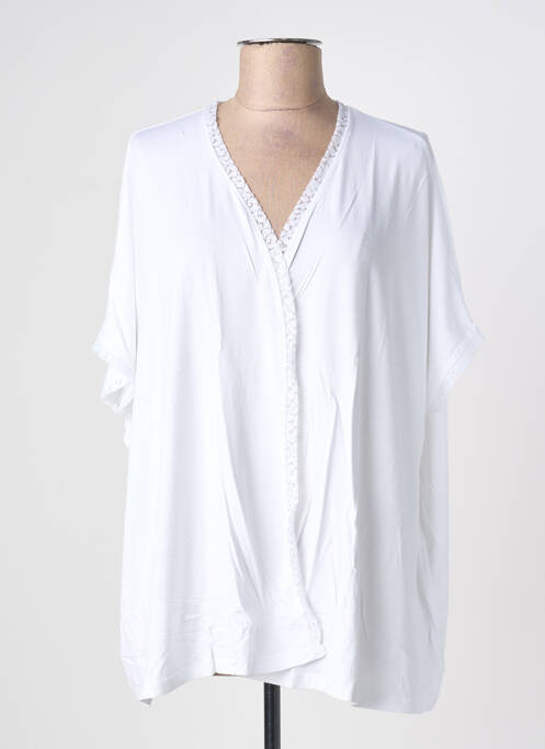 Veste kimono blanc MALOKA femme