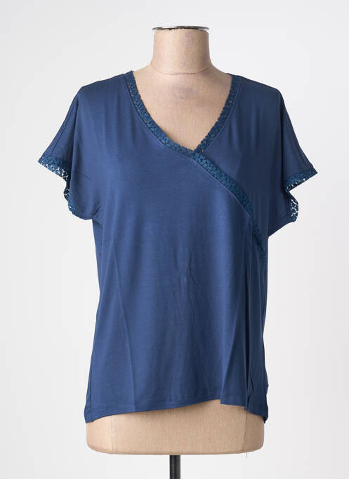 T-shirt bleu MALOKA femme