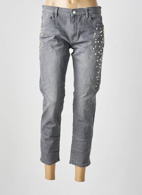 Jeans coupe slim gris EDC femme