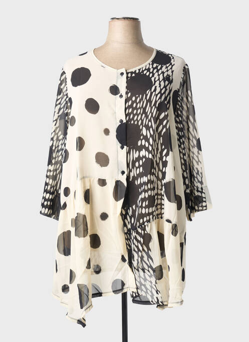 Tunique manches longues blanc G!OZE femme