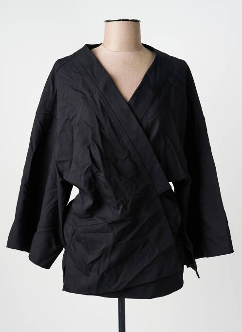 Veste casual noir DEUX. BY ELINE DE MUNCK femme